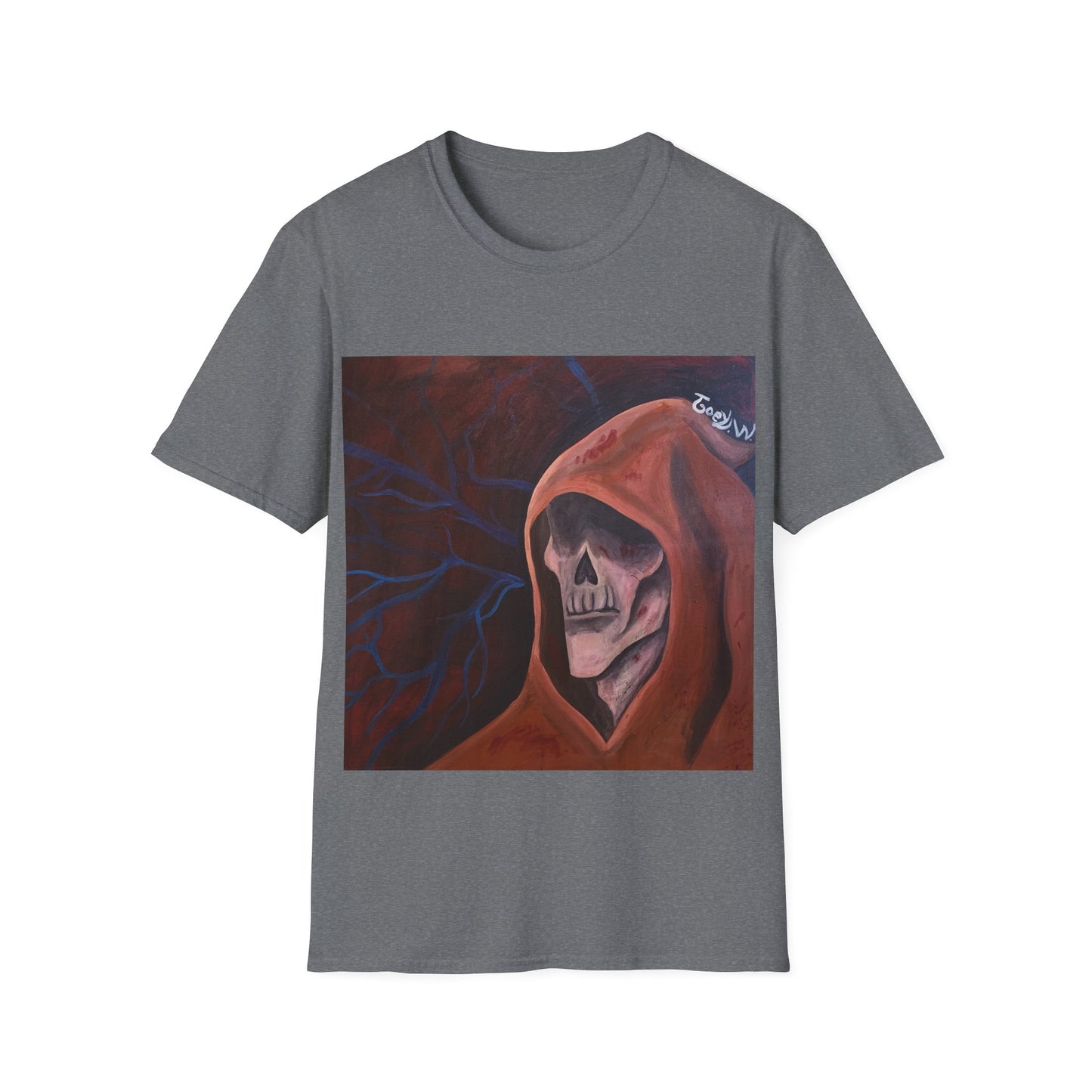 FATHER OF DEATH BY JOEY WATTS UNISEX SOFTSTYLE T-SHIRT