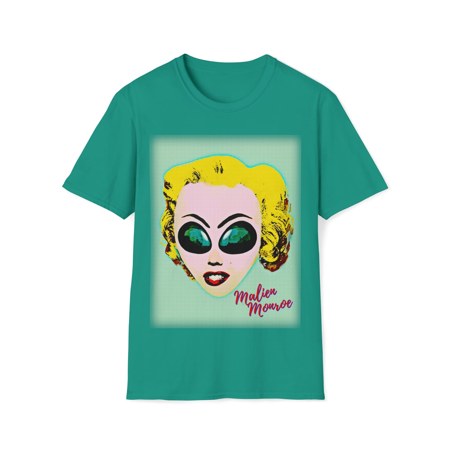 MALIEN MONROE POP ART #2 UNISEX COTTON T-SHIRT