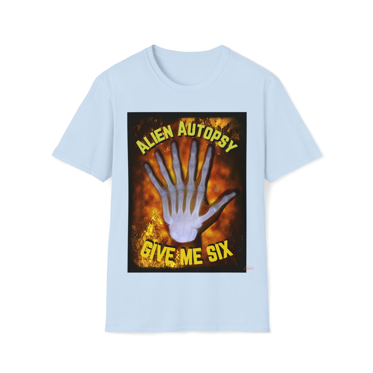 T "Give Me Six" Alien Autopsy Unisex Softstyle T-Shirt