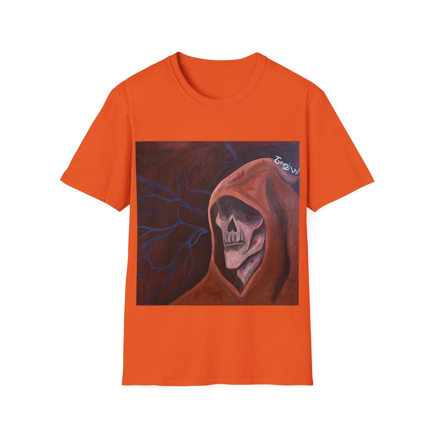 FATHER OF DEATH BY JOEY WATTS UNISEX SOFTSTYLE T-SHIRT