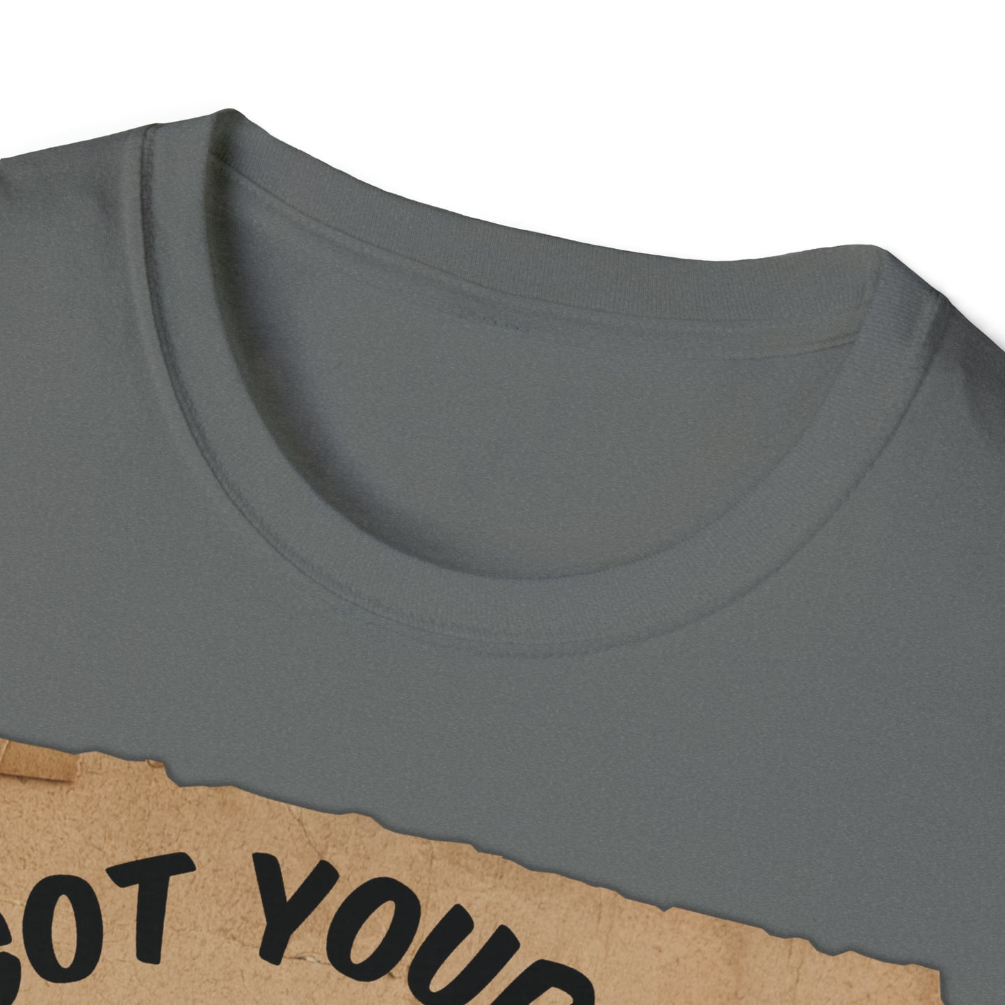 I'VE GOT YOUR BACK! ALIEN HUMOUR #1 UNISEX COTTON T-SHIRT
