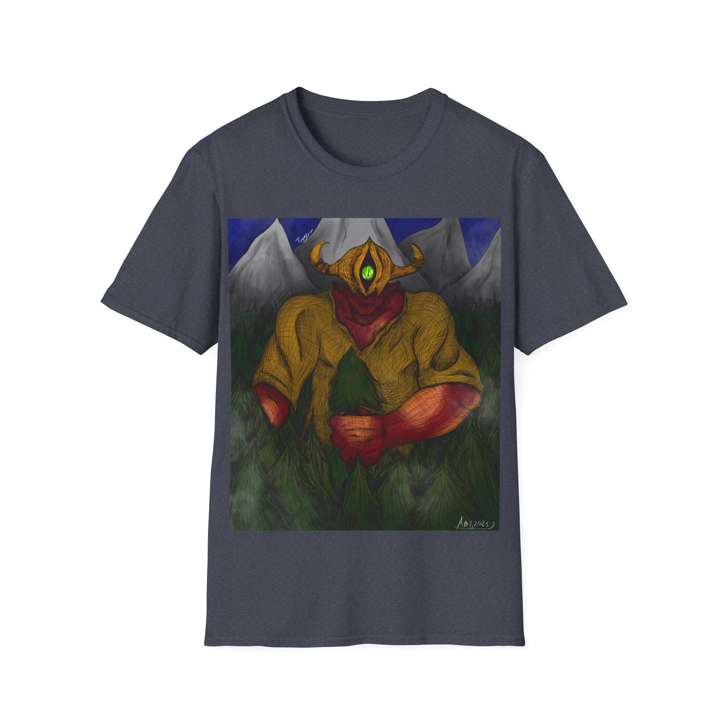 "OXYN" BY JOEY WATTS UNISEX SOFTSTYLE T-SHIRT