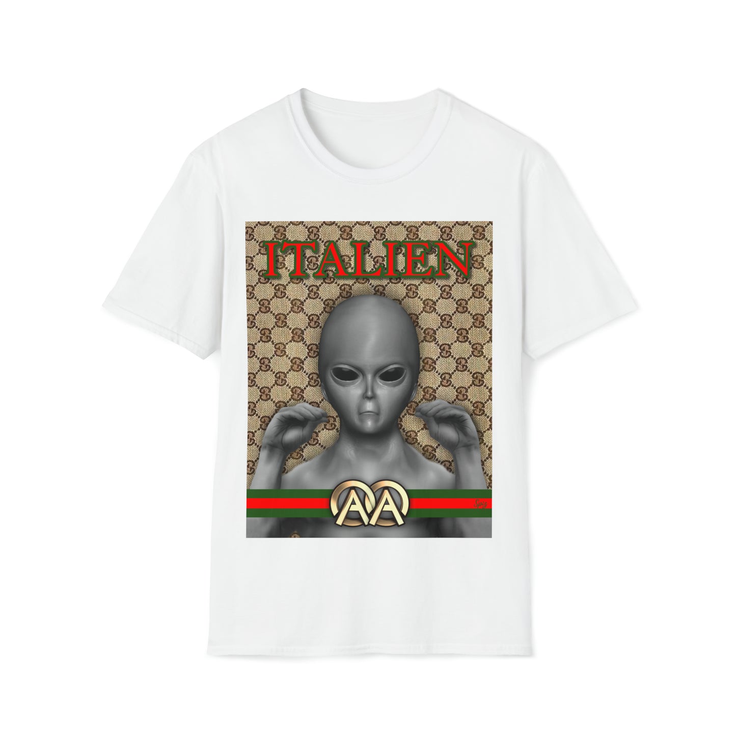 T ITALIEN Designer Unisex Softstyle T-Shirt