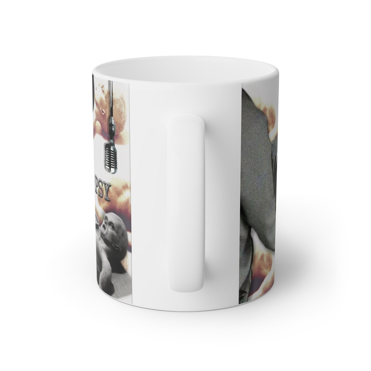 ALIEN AUTOPSY WHITE GLOSSY MUG 11 OZ
