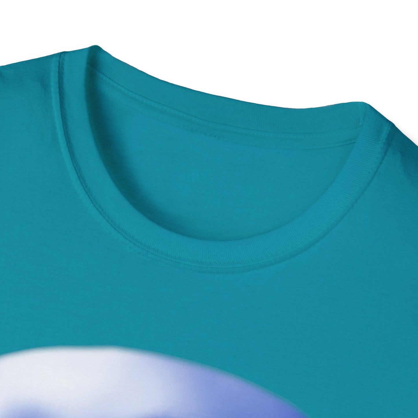 GIVE ME SIX FEATURING WATTS THE FRIENDLY ALIEN BY JOEY WATTS UNISEX SOFTSTYLE T-SHIRT