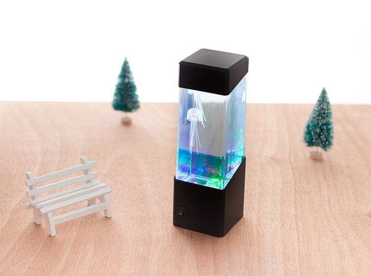 L Alien Jellyfish Fantasy LED Lamp, Colour Changing Jellyfish Tank Aquarium Led Lamp Relaxing Mood Night Light