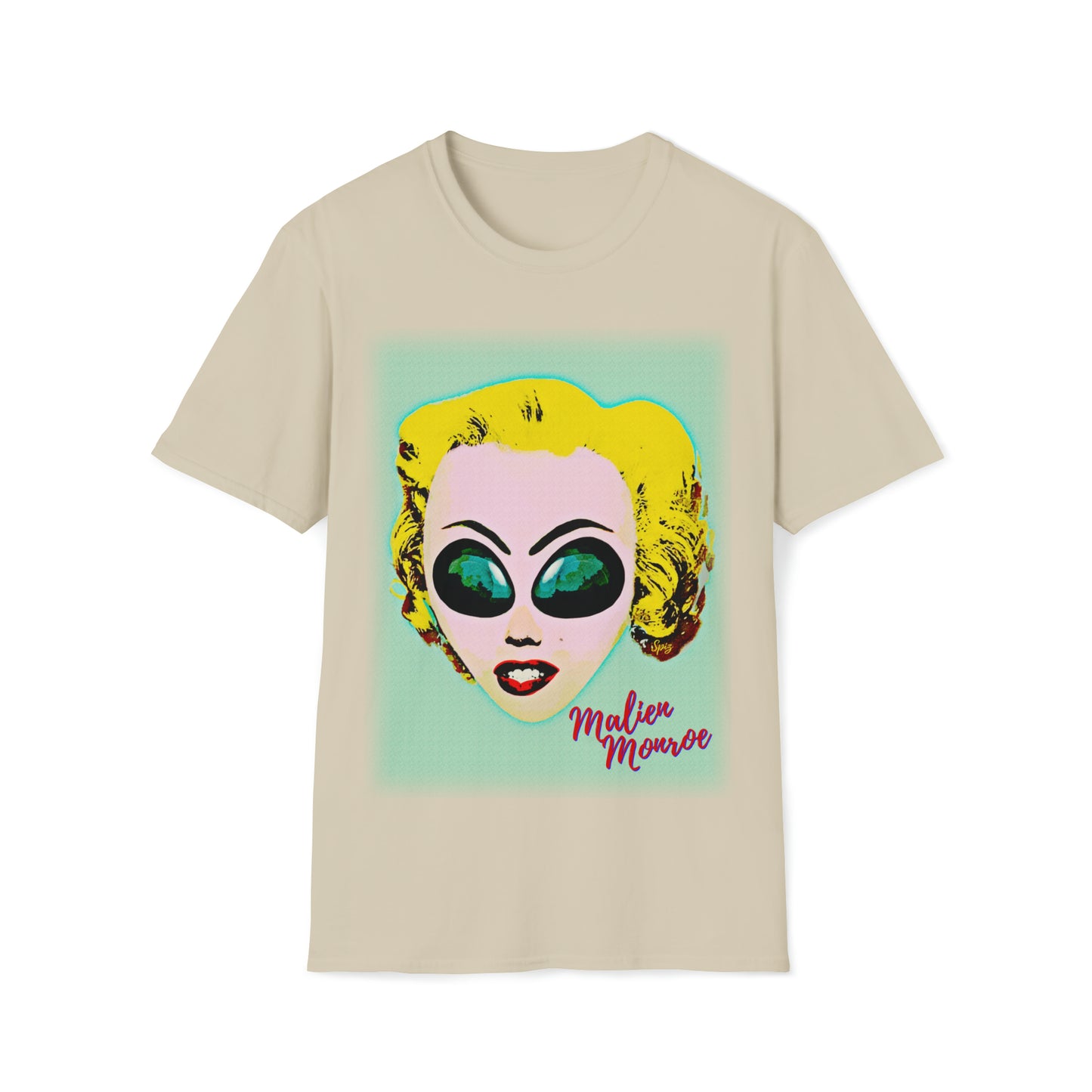 MALIEN MONROE POP ART #2 UNISEX COTTON T-SHIRT