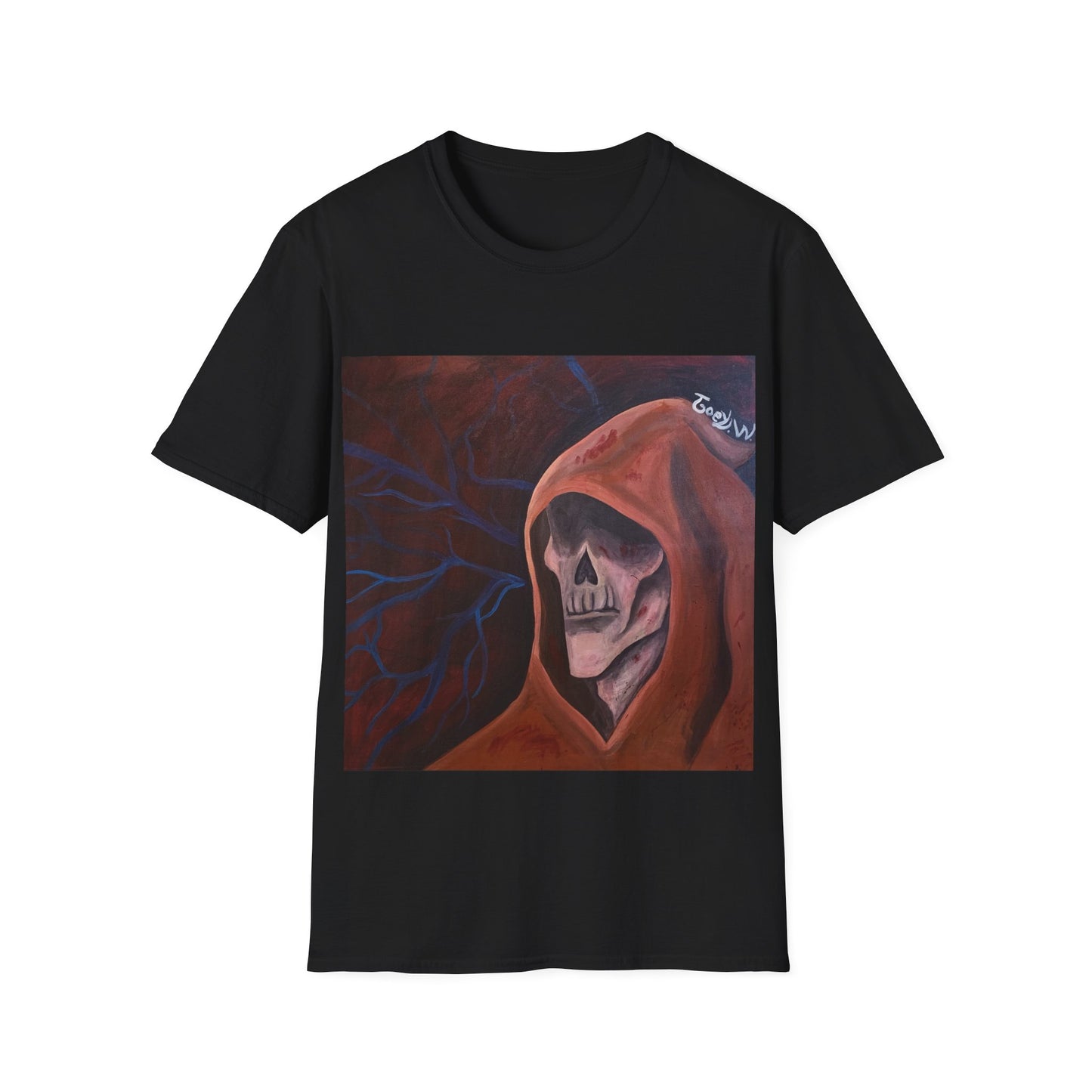 FATHER OF DEATH BY JOEY WATTS UNISEX SOFTSTYLE T-SHIRT