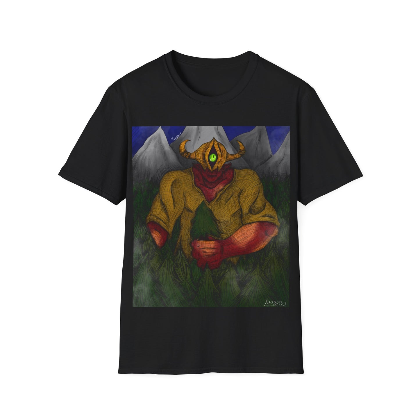 "OXYN" BY JOEY WATTS UNISEX SOFTSTYLE T-SHIRT