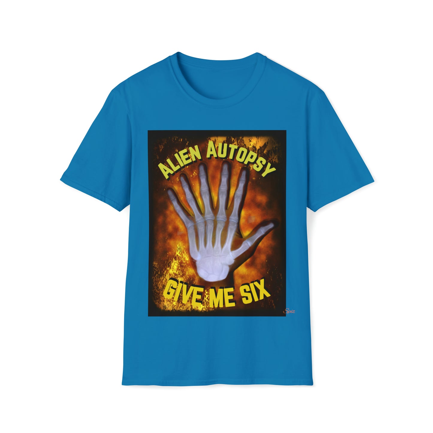 T "Give Me Six" Alien Autopsy Unisex Softstyle T-Shirt