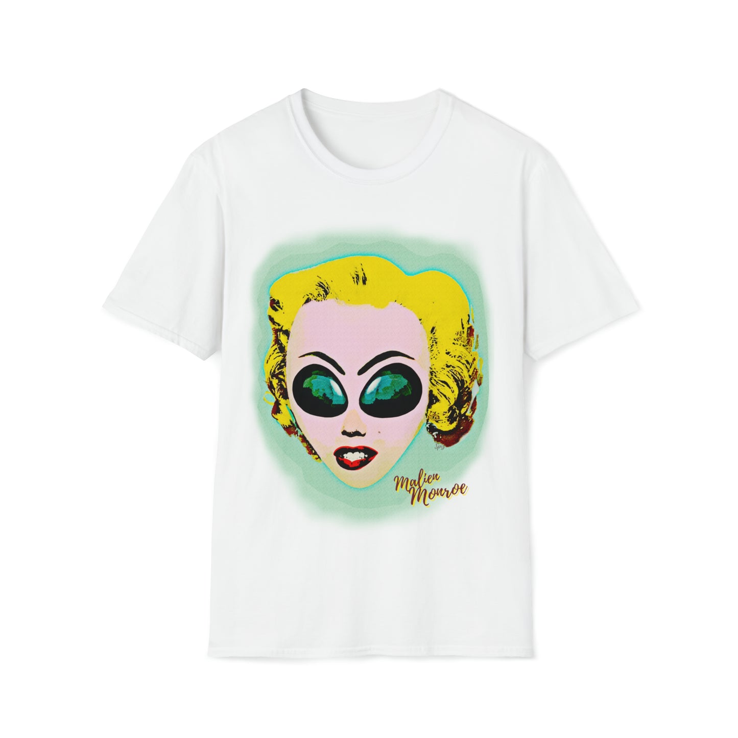 MALEIN MONROE POP ART UNISEX COTTON T-SHIRT