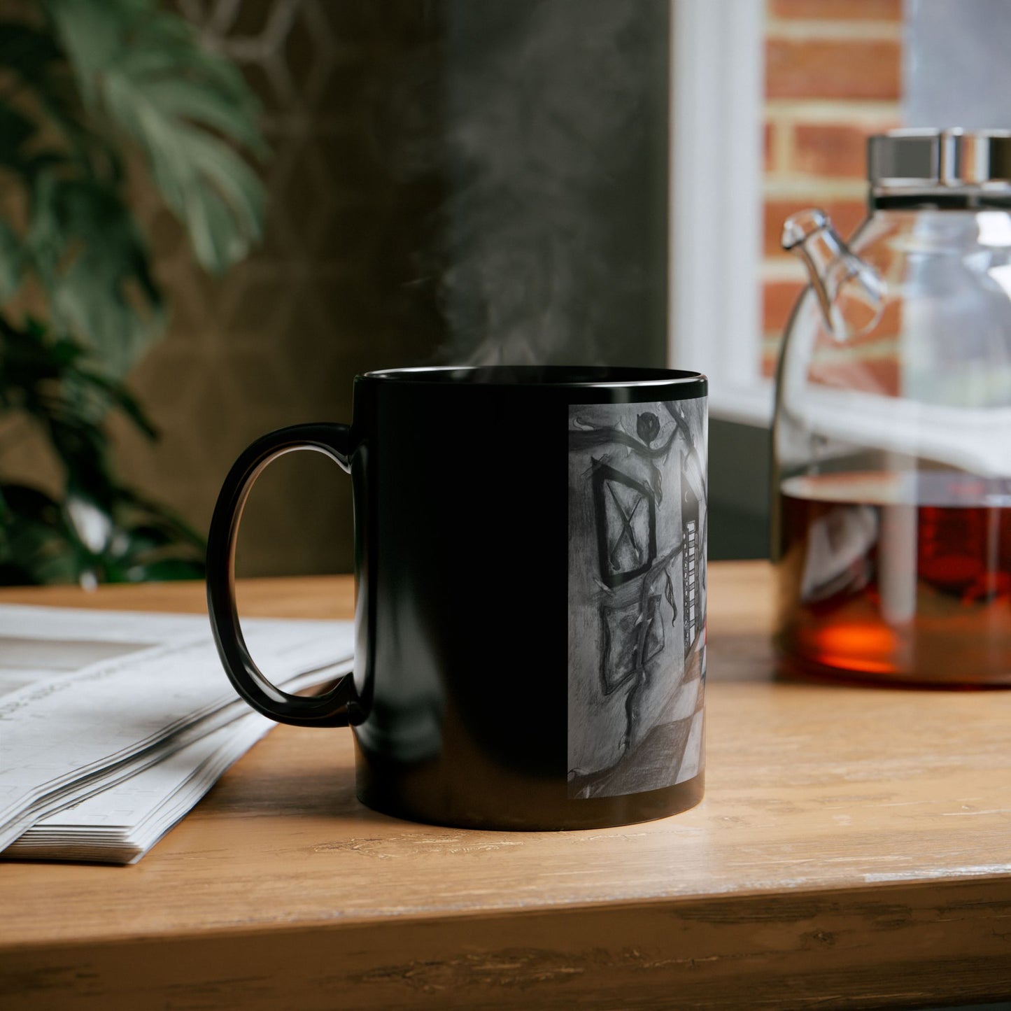 MY REALITY BY JOEY WATTS BLACK GLOSSY MUG