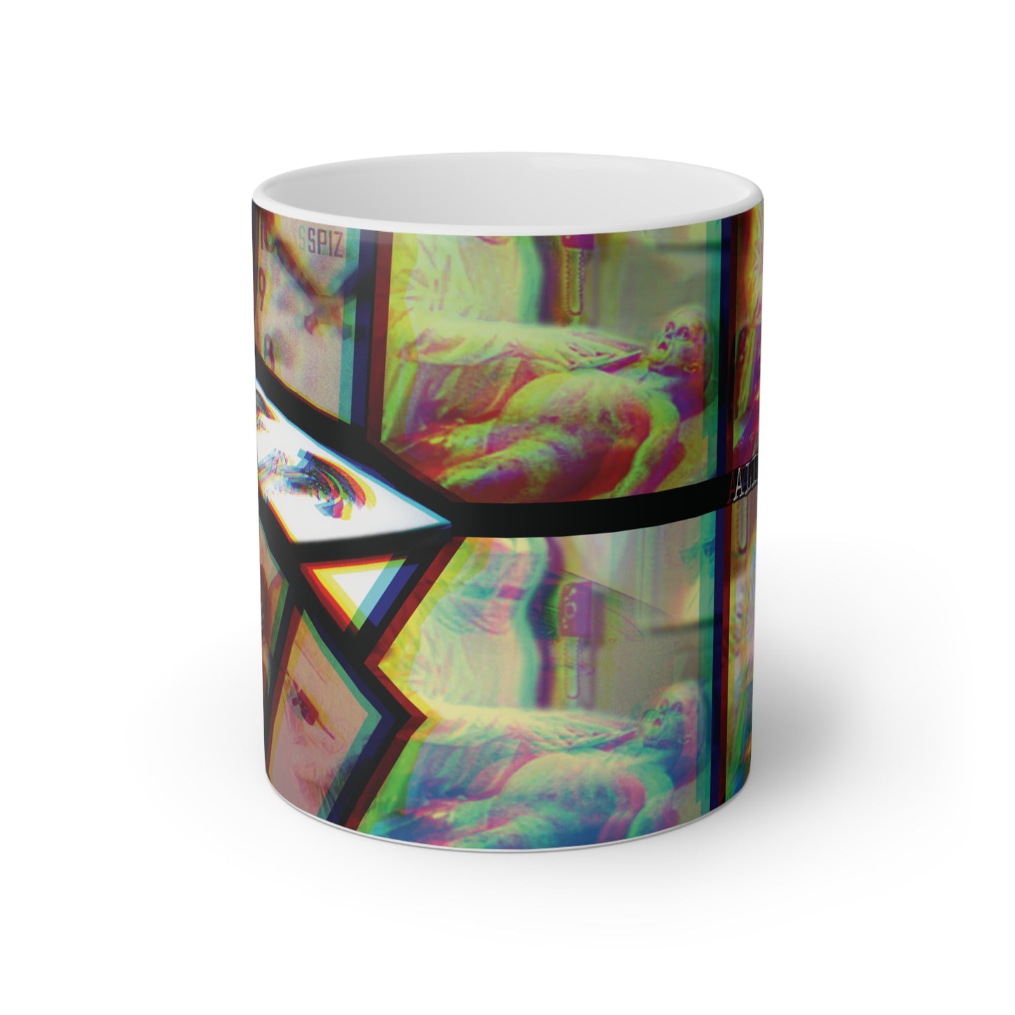 ALIEN AUTOPSY TV COLOUR PHASE WHITE GLOSSY MUG 11 OZ