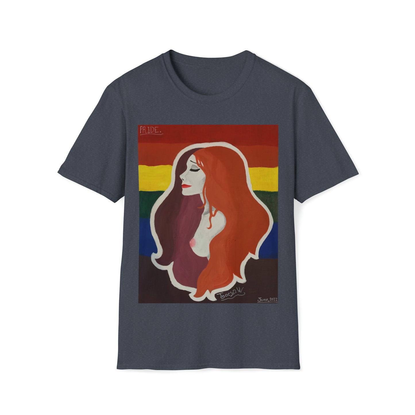 TJ "PRIDE" by Jordan (Joey) Watts. Unisex Softstyle T-Shirt