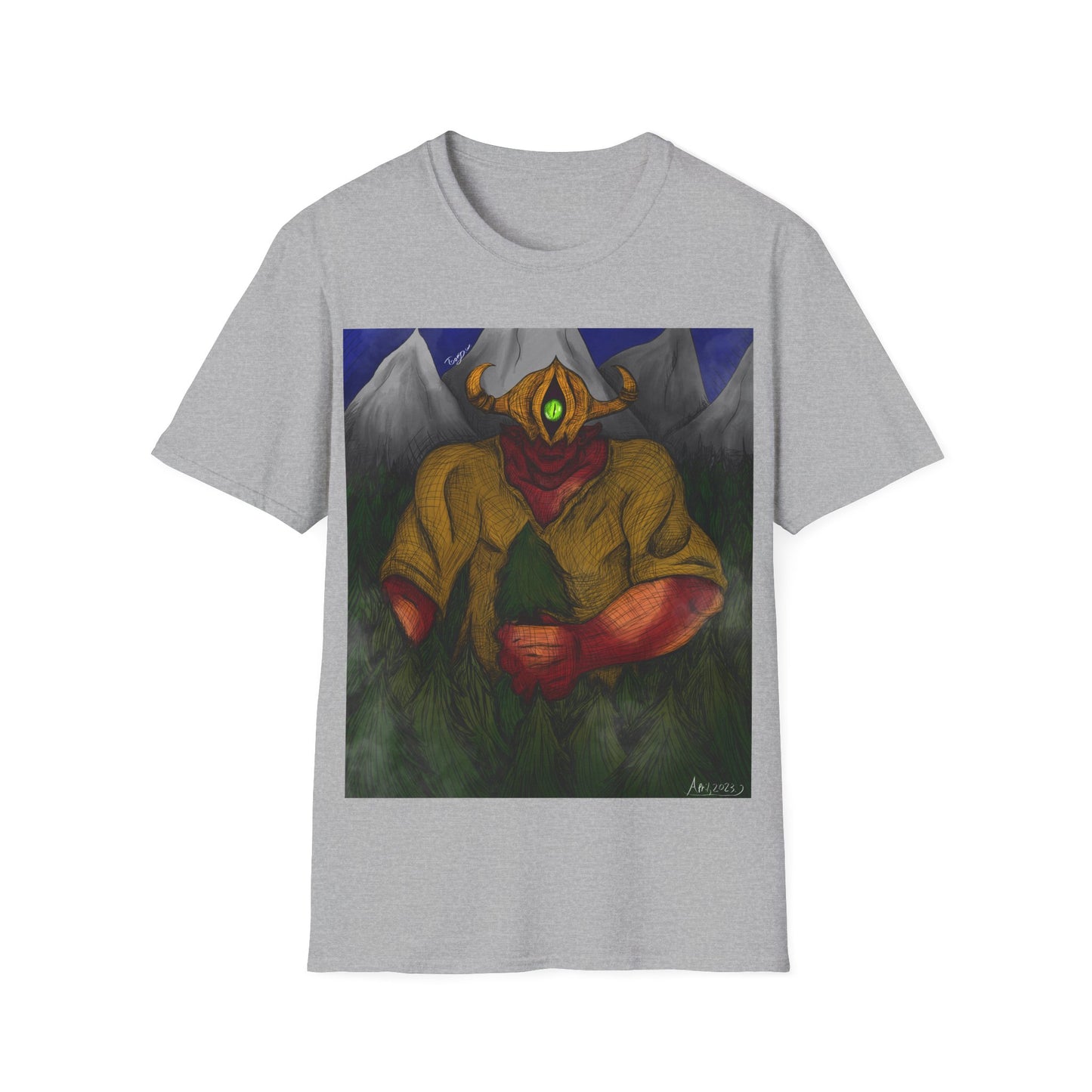"OXYN" BY JOEY WATTS UNISEX SOFTSTYLE T-SHIRT