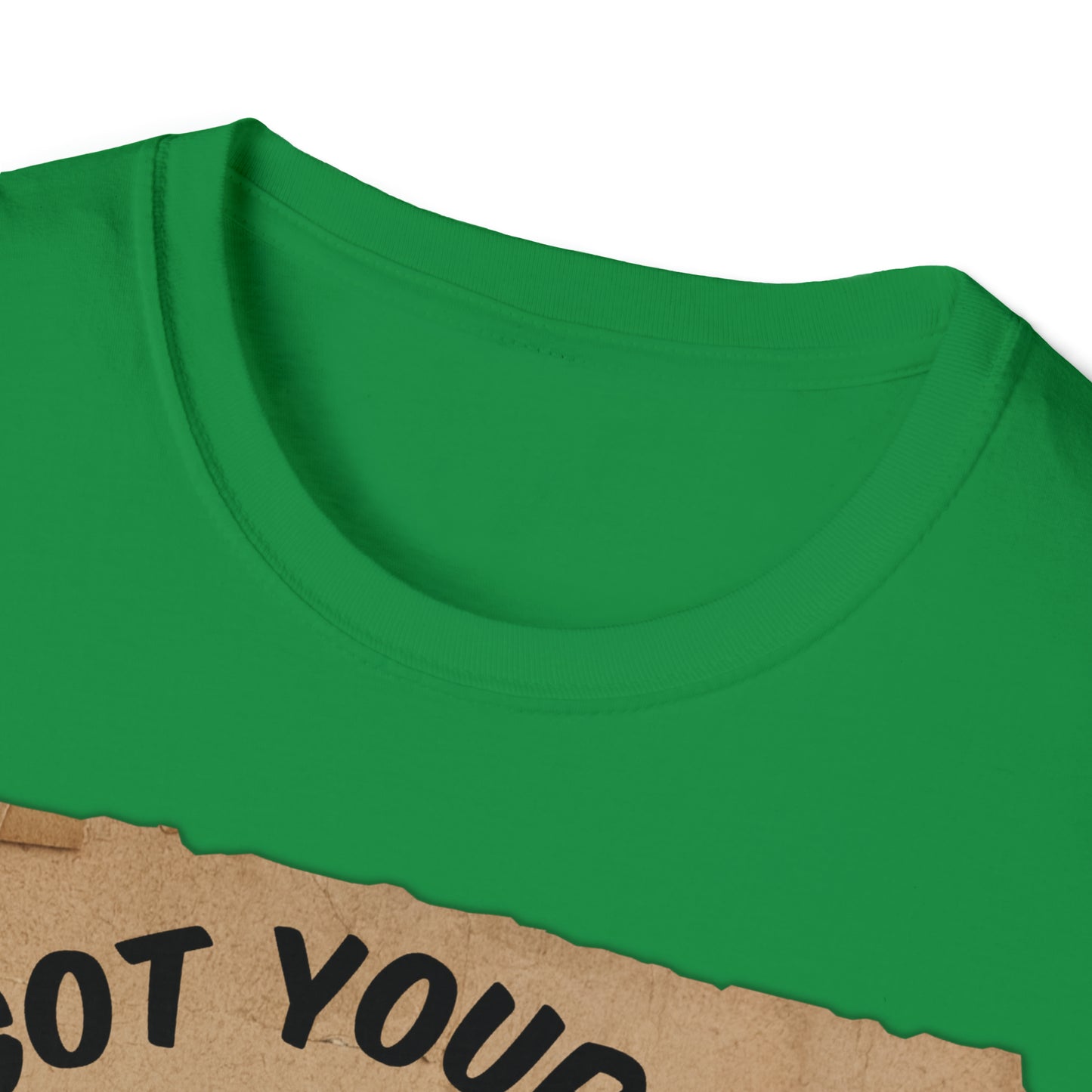 I'VE GOT YOUR BACK! ALIEN HUMOUR #1 UNISEX COTTON T-SHIRT