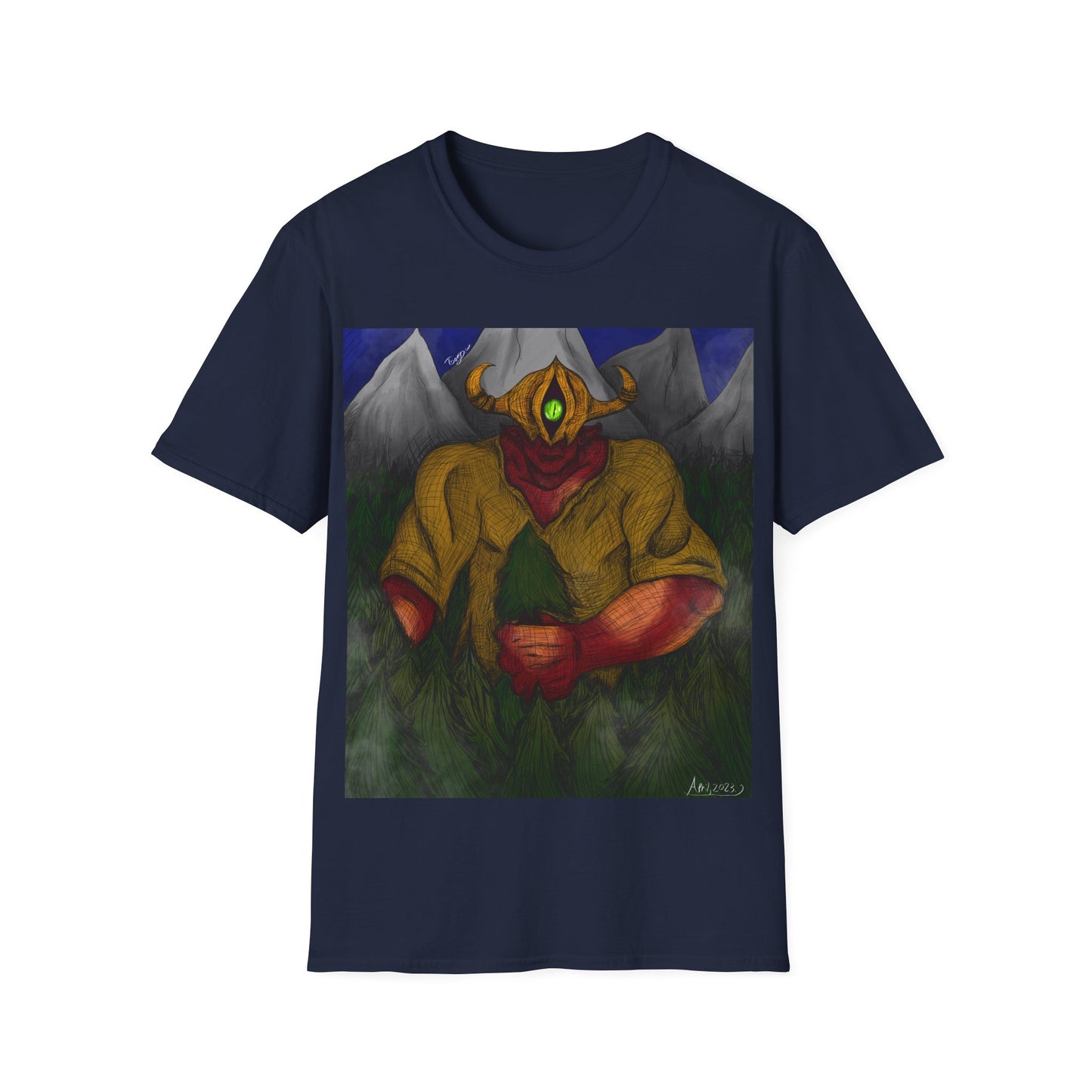 "OXYN" BY JOEY WATTS UNISEX SOFTSTYLE T-SHIRT