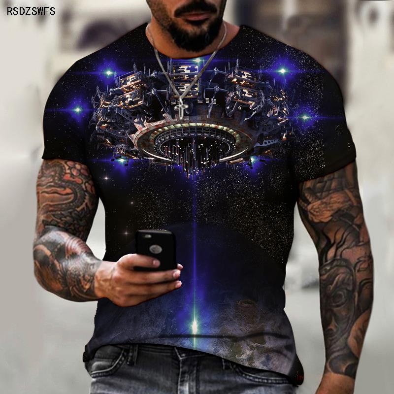 UFO SPACESHIP SCIENCE FICTION OUTER SPACE TECHNOLOGY UNISEX T-SHIRT