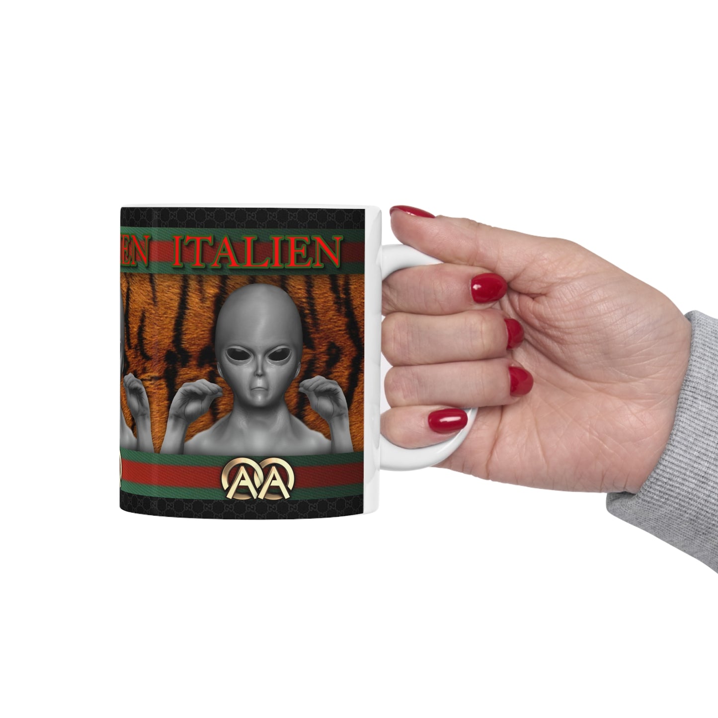1 MUG: ITALIEN Designer #5 Ceramic Mug 11oz
