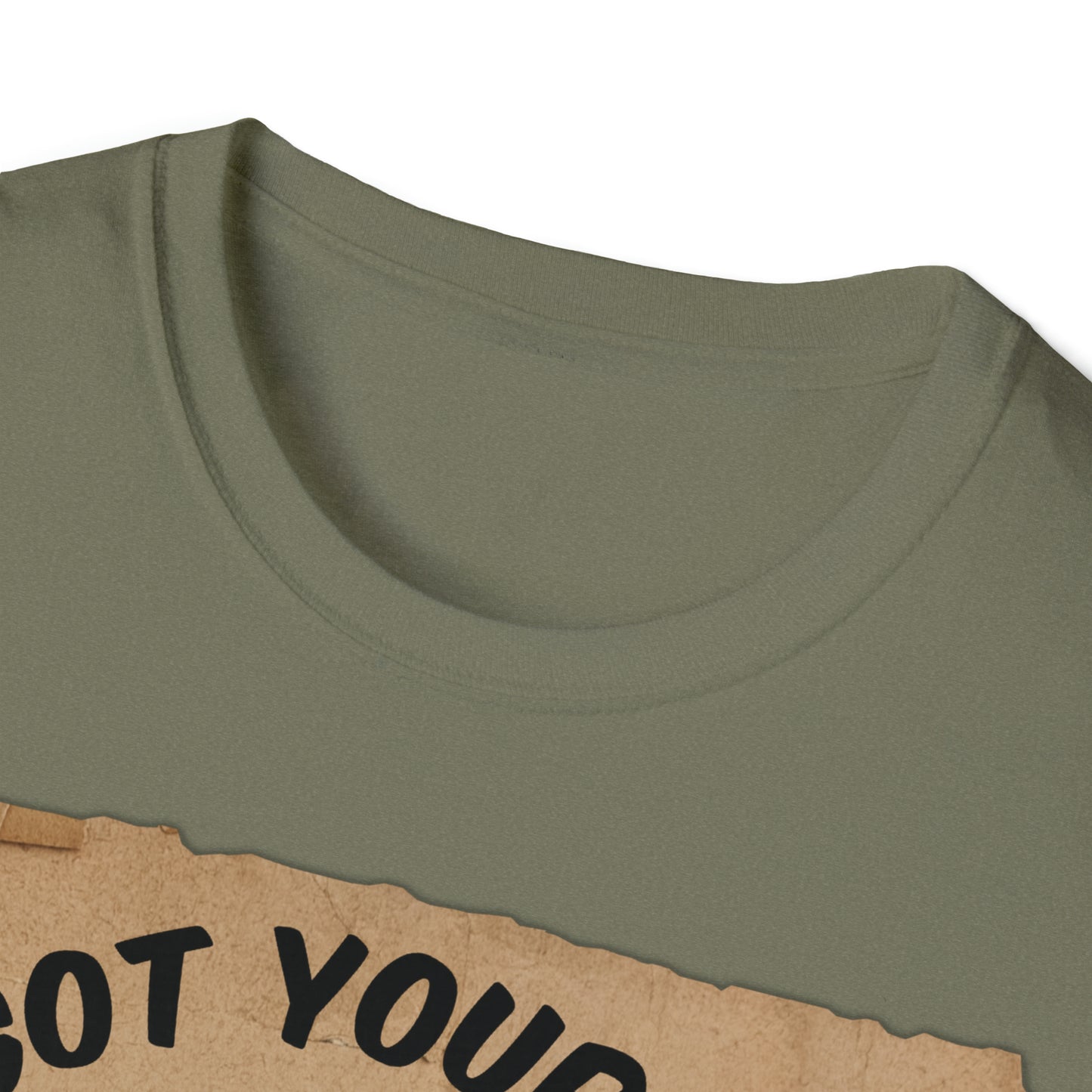 I'VE GOT YOUR BACK! ALIEN HUMOUR #1 UNISEX COTTON T-SHIRT