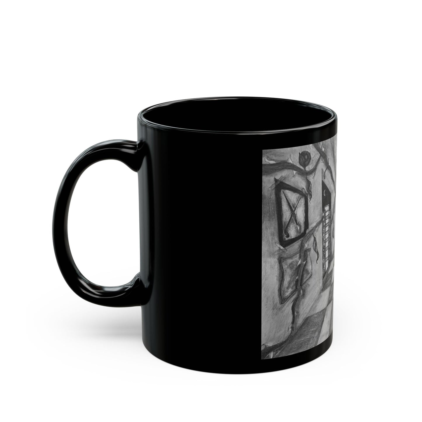 MY REALITY BY JOEY WATTS BLACK GLOSSY MUG