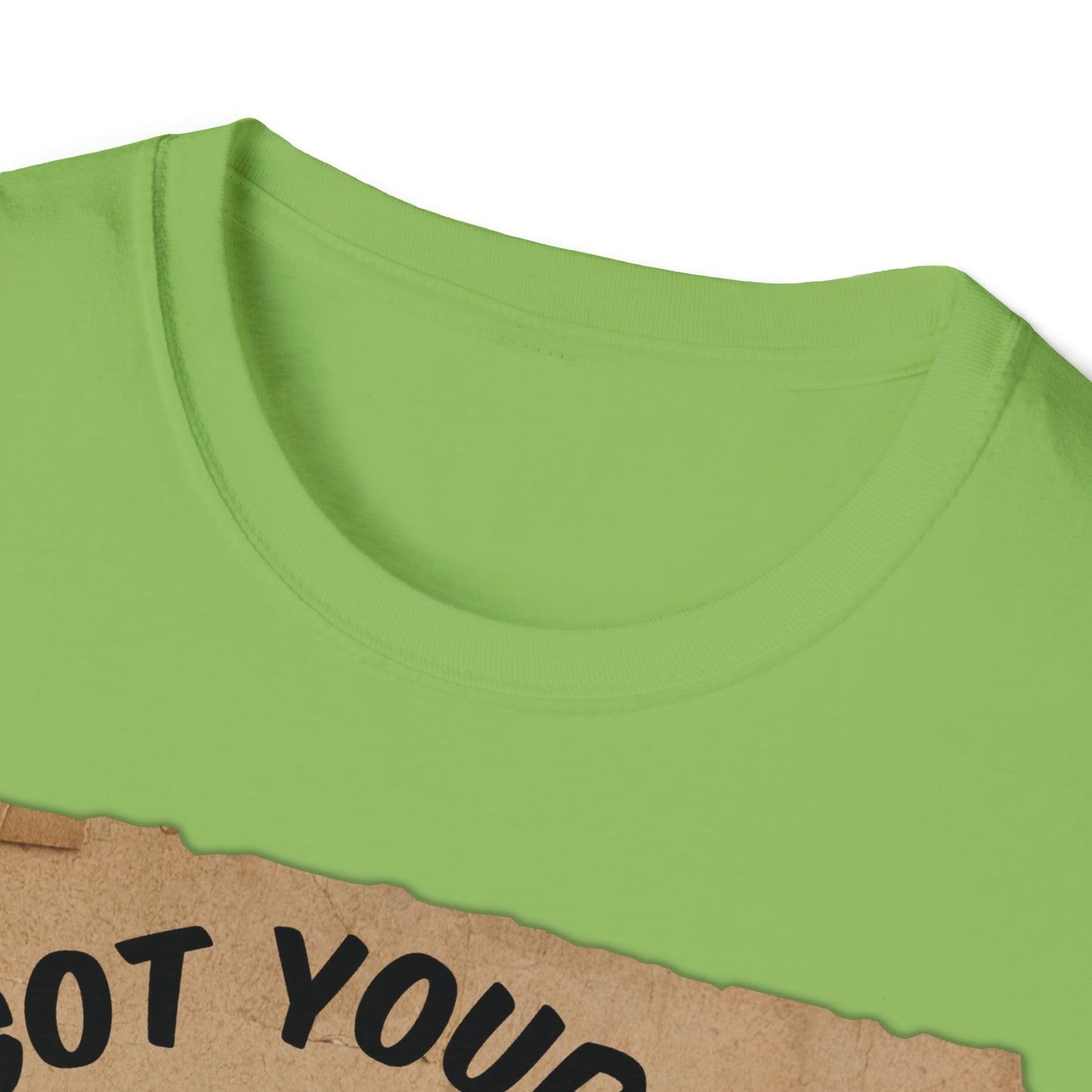 I'VE GOT YOUR BACK! ALIEN HUMOUR #1 UNISEX COTTON T-SHIRT