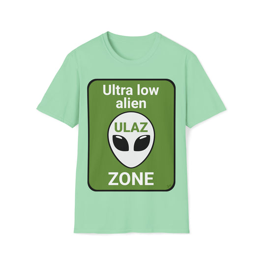 ULAZ ALIEN HUMOUR #2 UNISEX COTTON T-SHIRT
