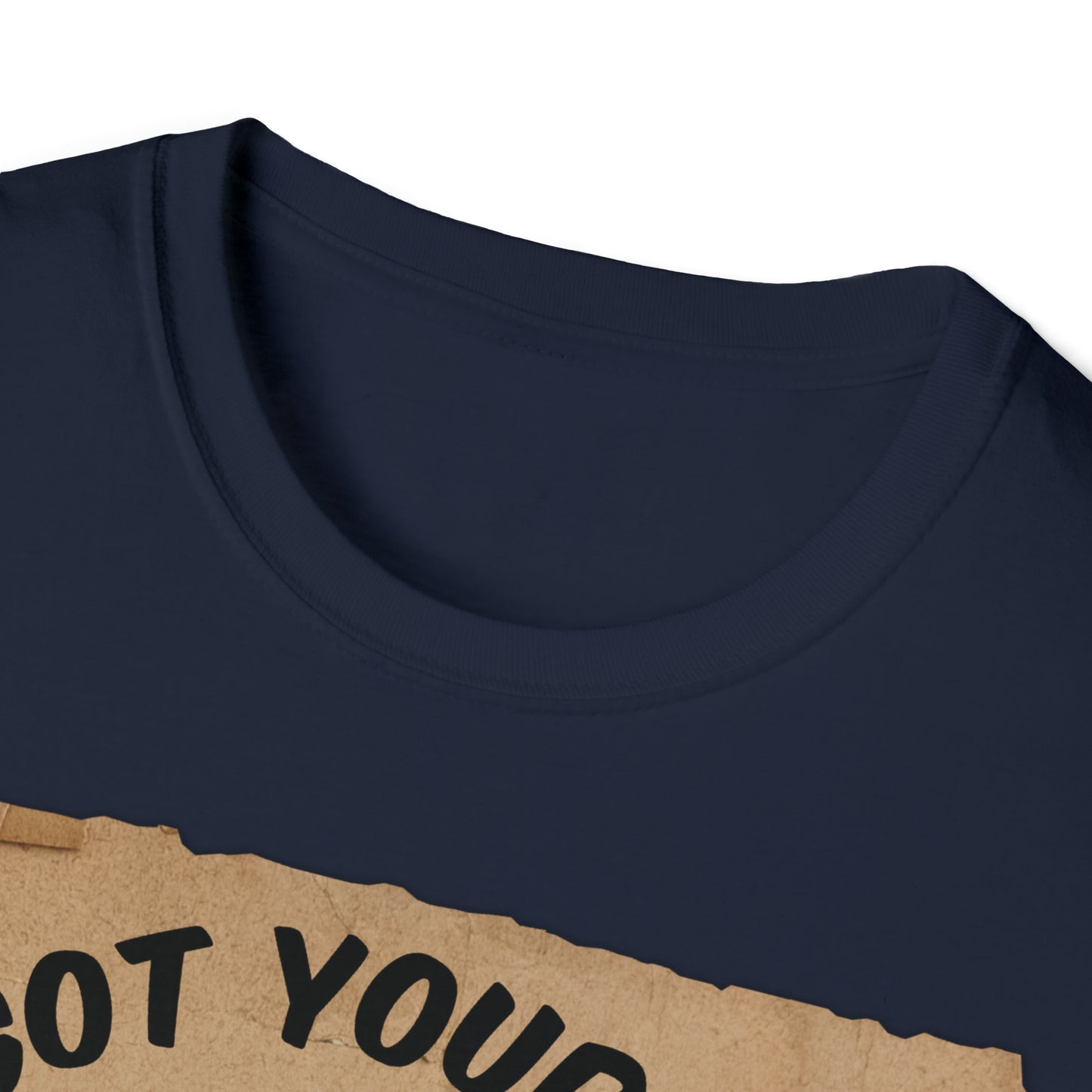I'VE GOT YOUR BACK! ALIEN HUMOUR #1 UNISEX COTTON T-SHIRT