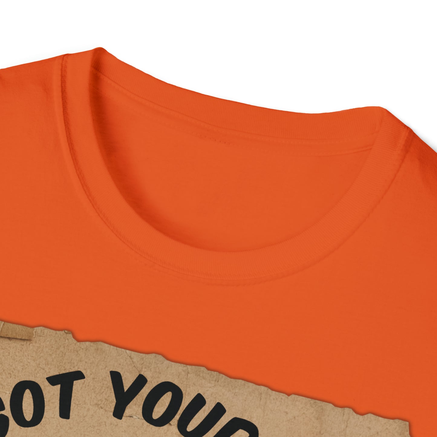 I'VE GOT YOUR BACK! ALIEN HUMOUR #1 UNISEX COTTON T-SHIRT