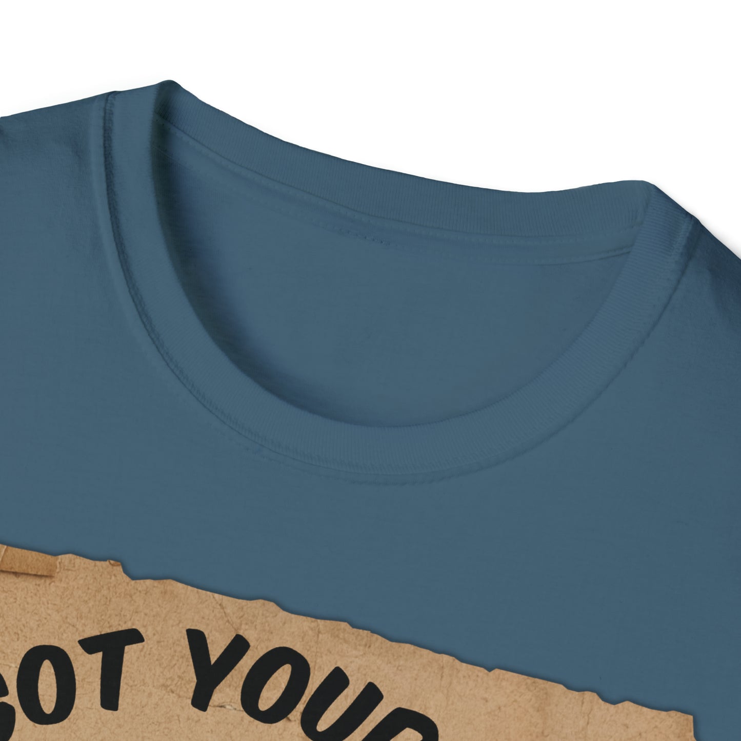 I'VE GOT YOUR BACK! ALIEN HUMOUR #1 UNISEX COTTON T-SHIRT