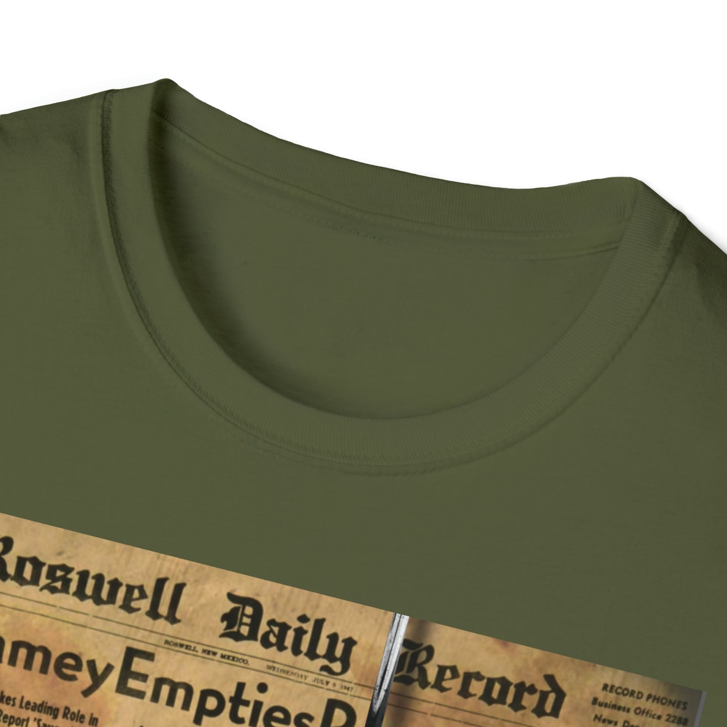 INSPECTION ALIEN AUTOPSY UNISEX COTTON T-SHIRT