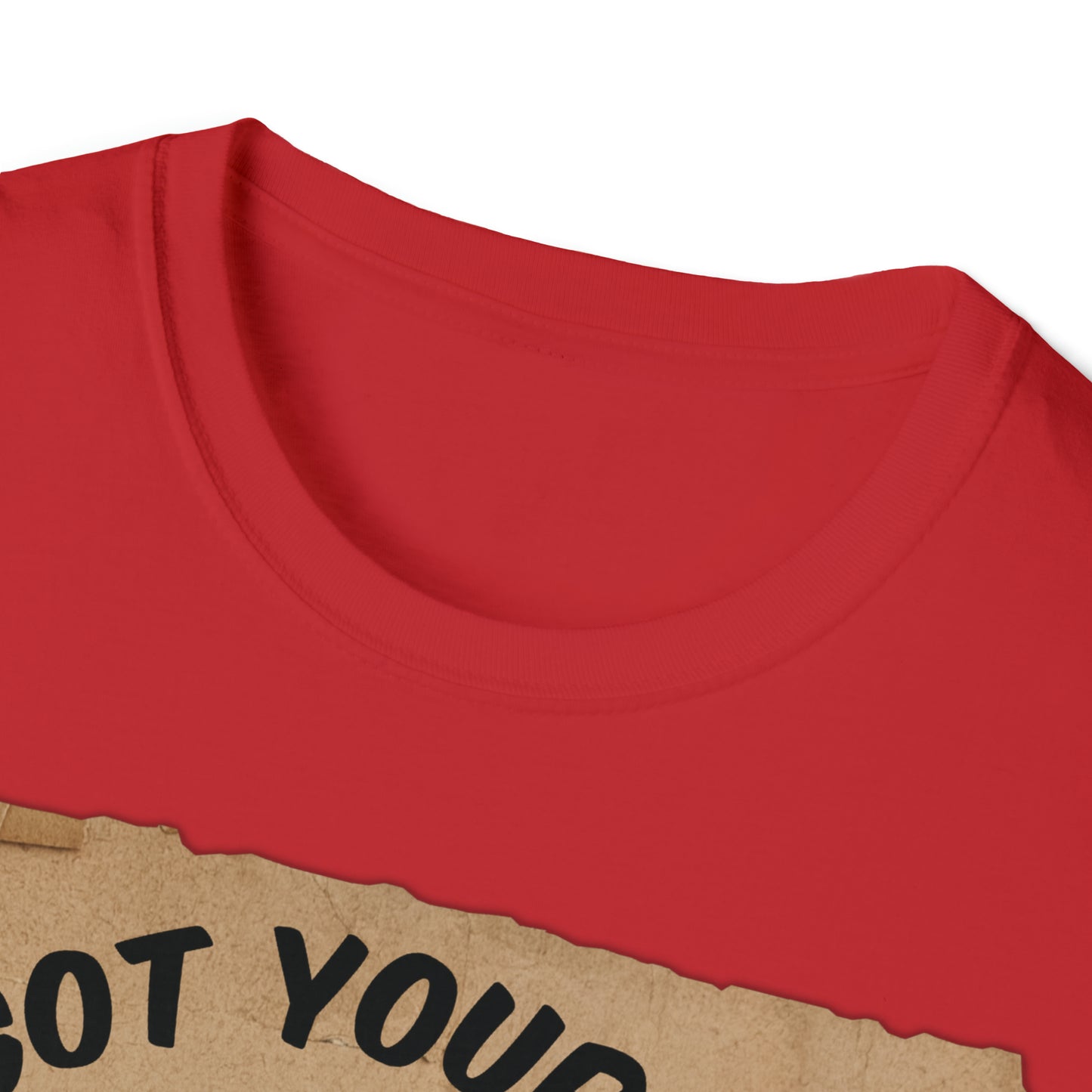 I'VE GOT YOUR BACK! ALIEN HUMOUR #1 UNISEX COTTON T-SHIRT