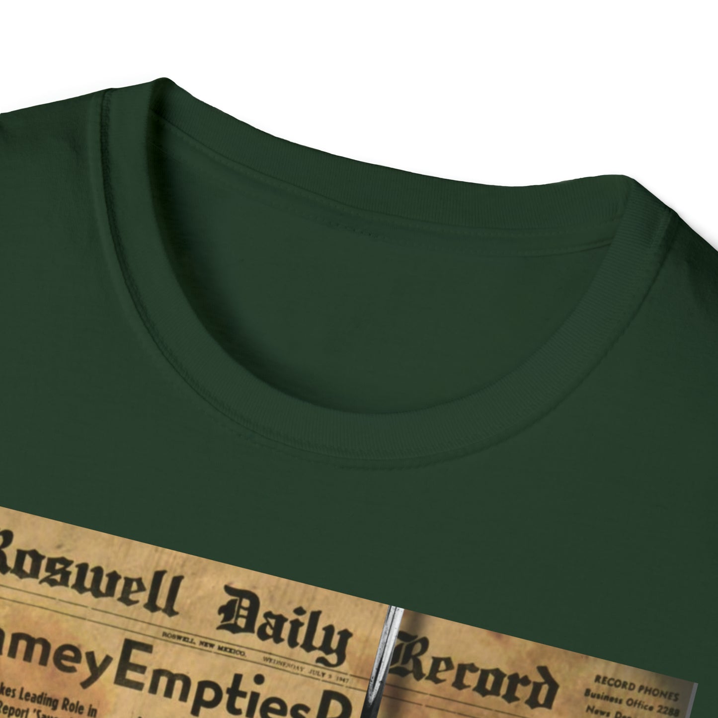 INSPECTION ALIEN AUTOPSY UNISEX COTTON T-SHIRT