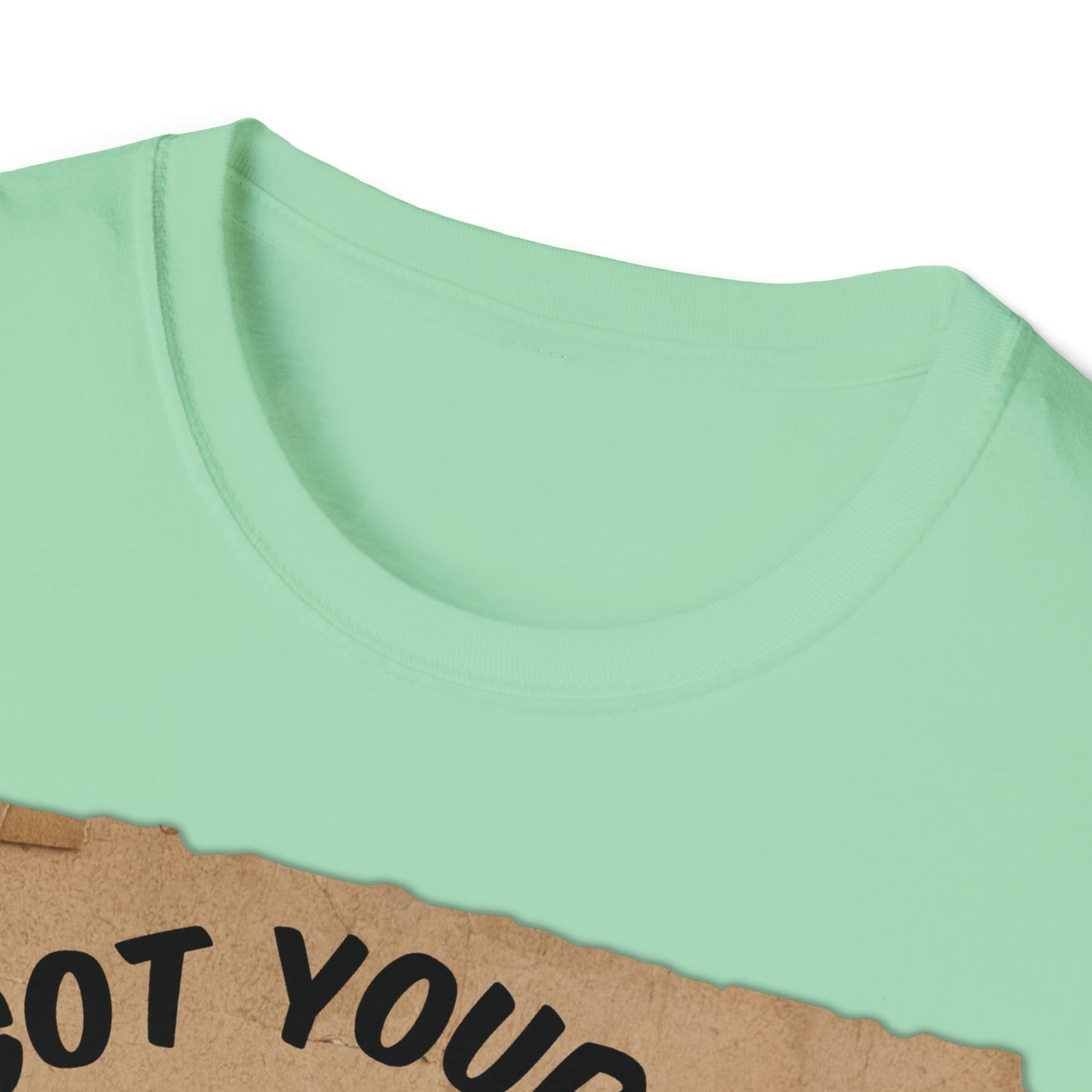 I'VE GOT YOUR BACK! ALIEN HUMOUR #1 UNISEX COTTON T-SHIRT
