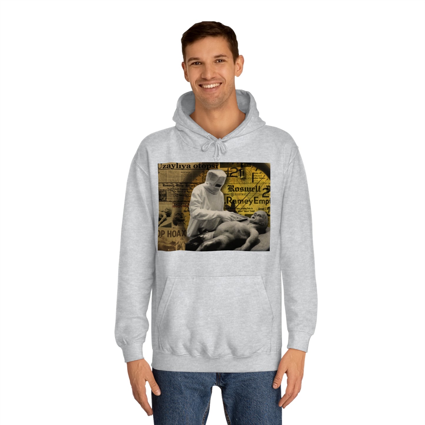 UNISEX COLLEGE HOODIE
