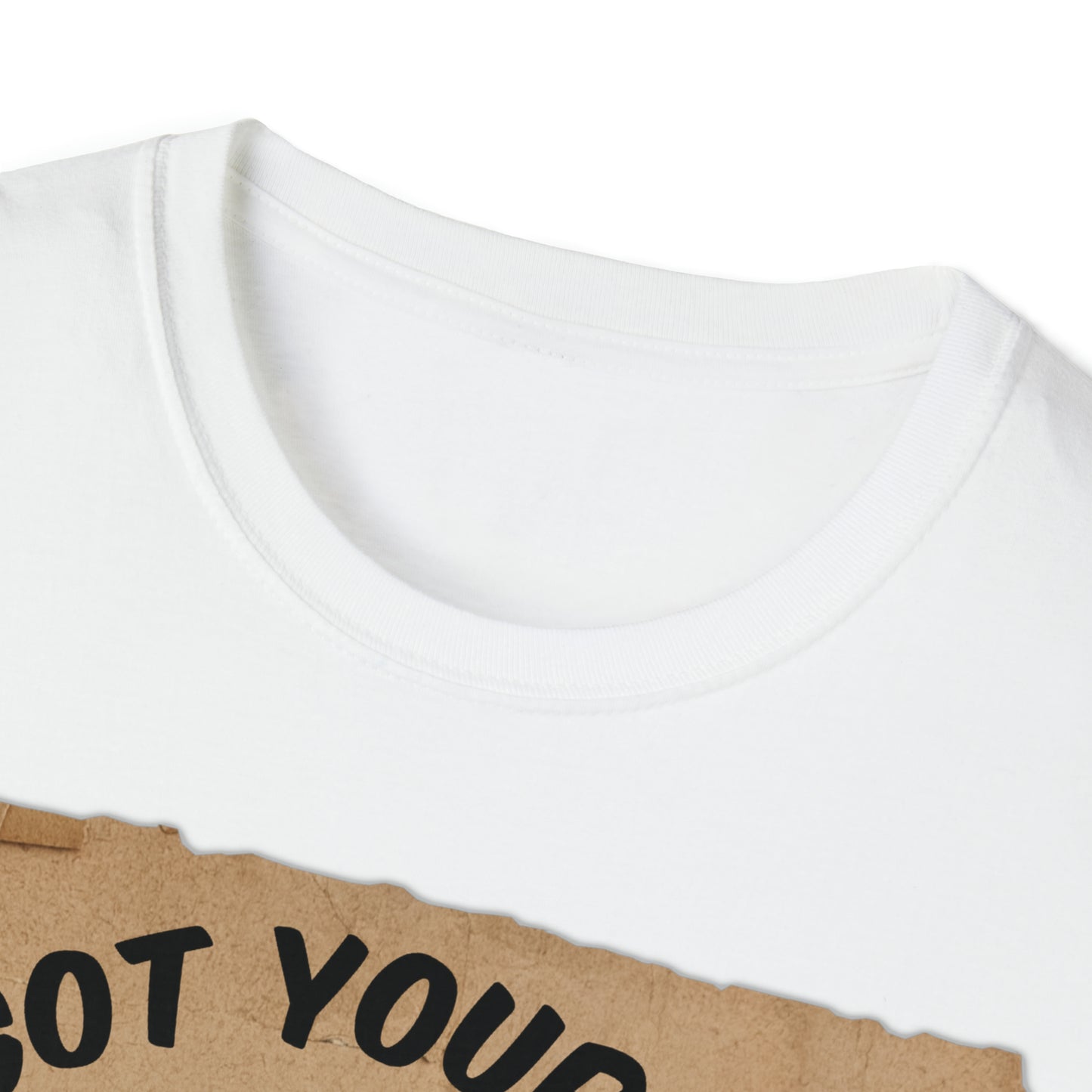 I'VE GOT YOUR BACK! ALIEN HUMOUR #1 UNISEX COTTON T-SHIRT