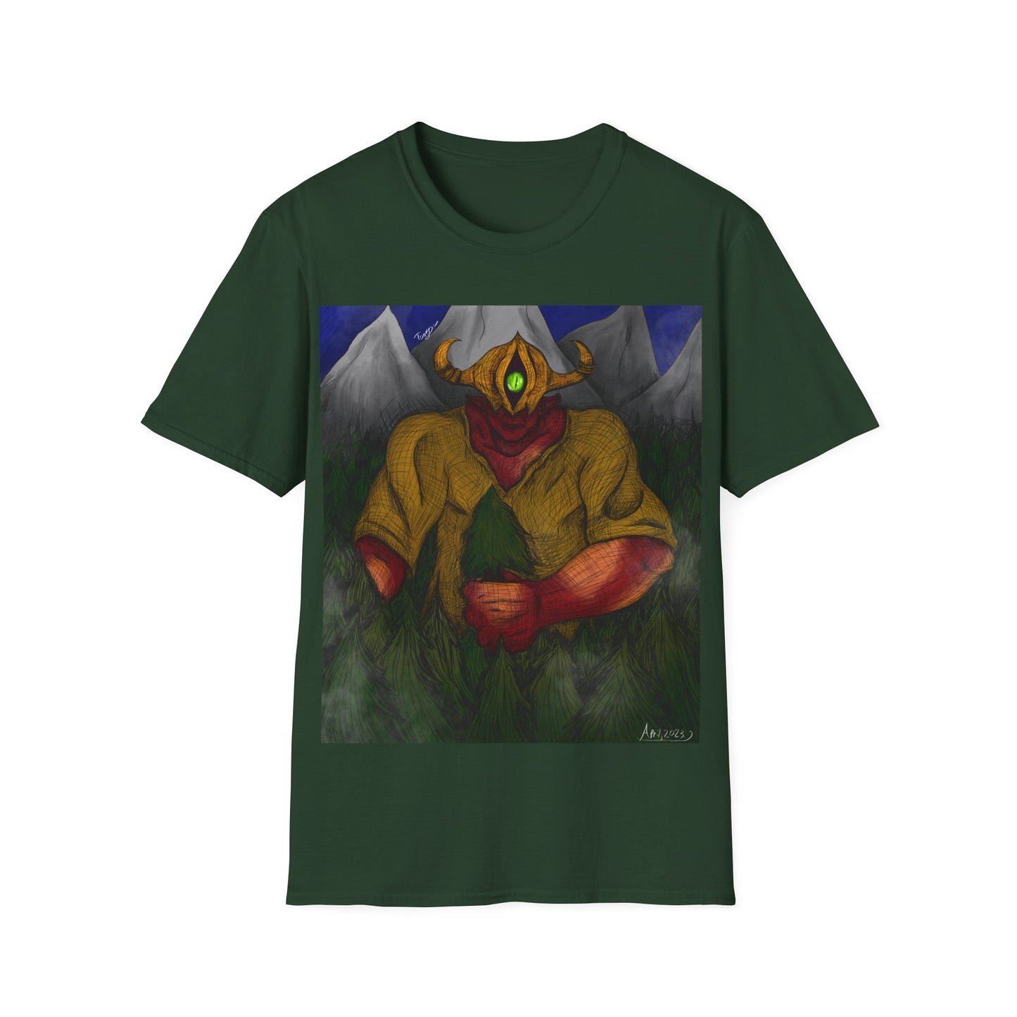 "OXYN" BY JOEY WATTS UNISEX SOFTSTYLE T-SHIRT