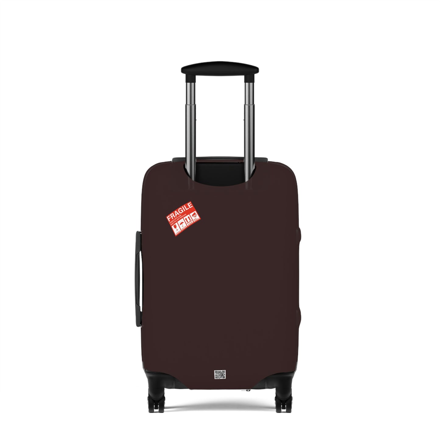 DEEP RED, NOTHING TO DECLARE, ALIEN AUTOPSY DESIGN CARRY-ON SUITCASE COVER PROTECTOR