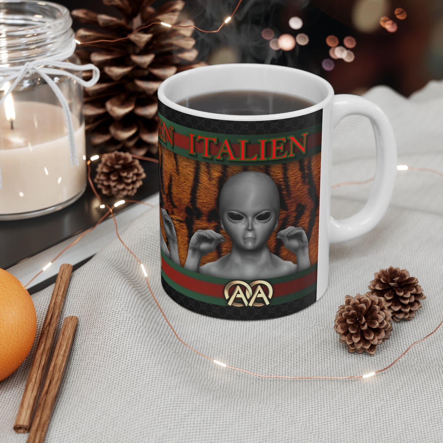 1 MUG: ITALIEN Designer #5 Ceramic Mug 11oz