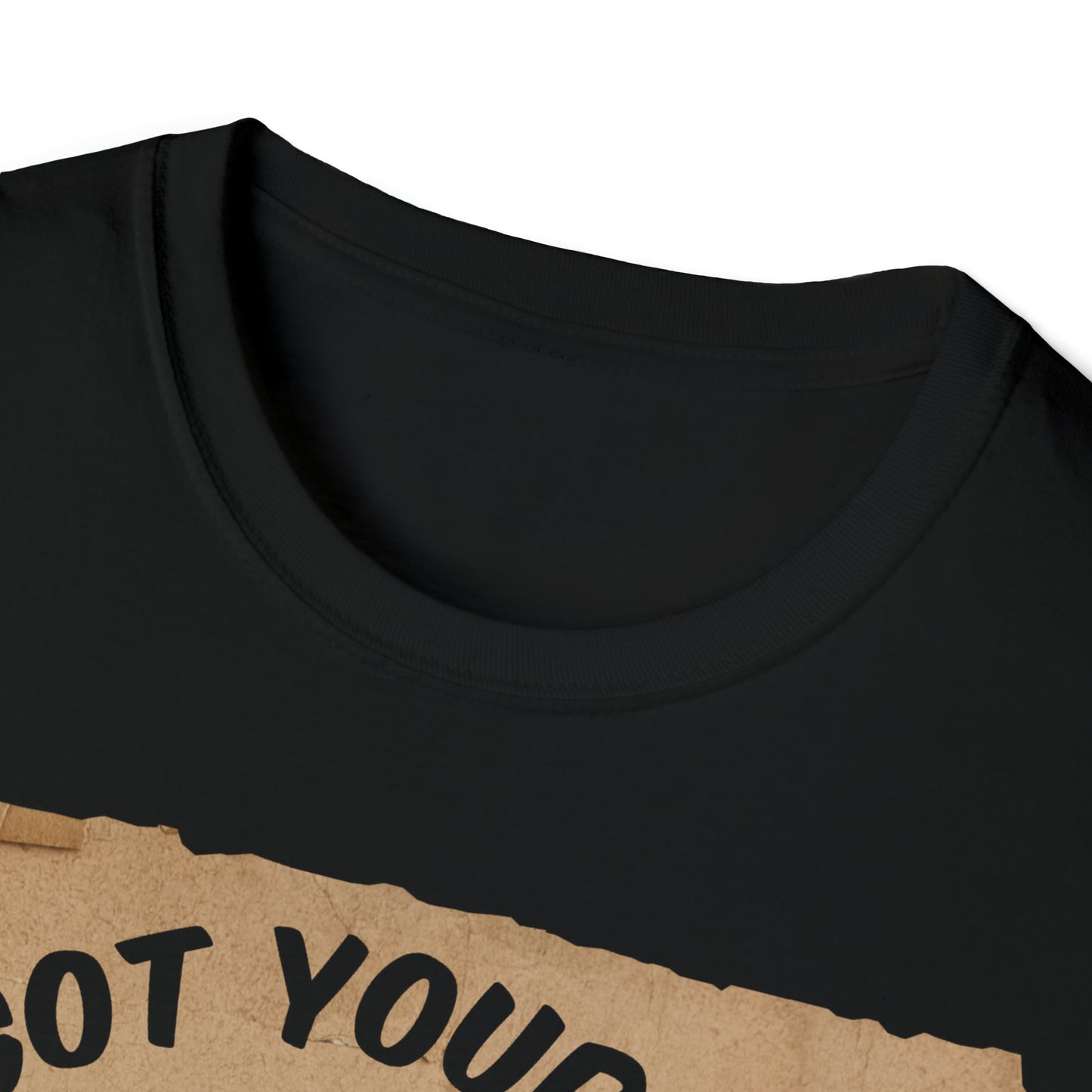 I'VE GOT YOUR BACK! ALIEN HUMOUR #1 UNISEX COTTON T-SHIRT