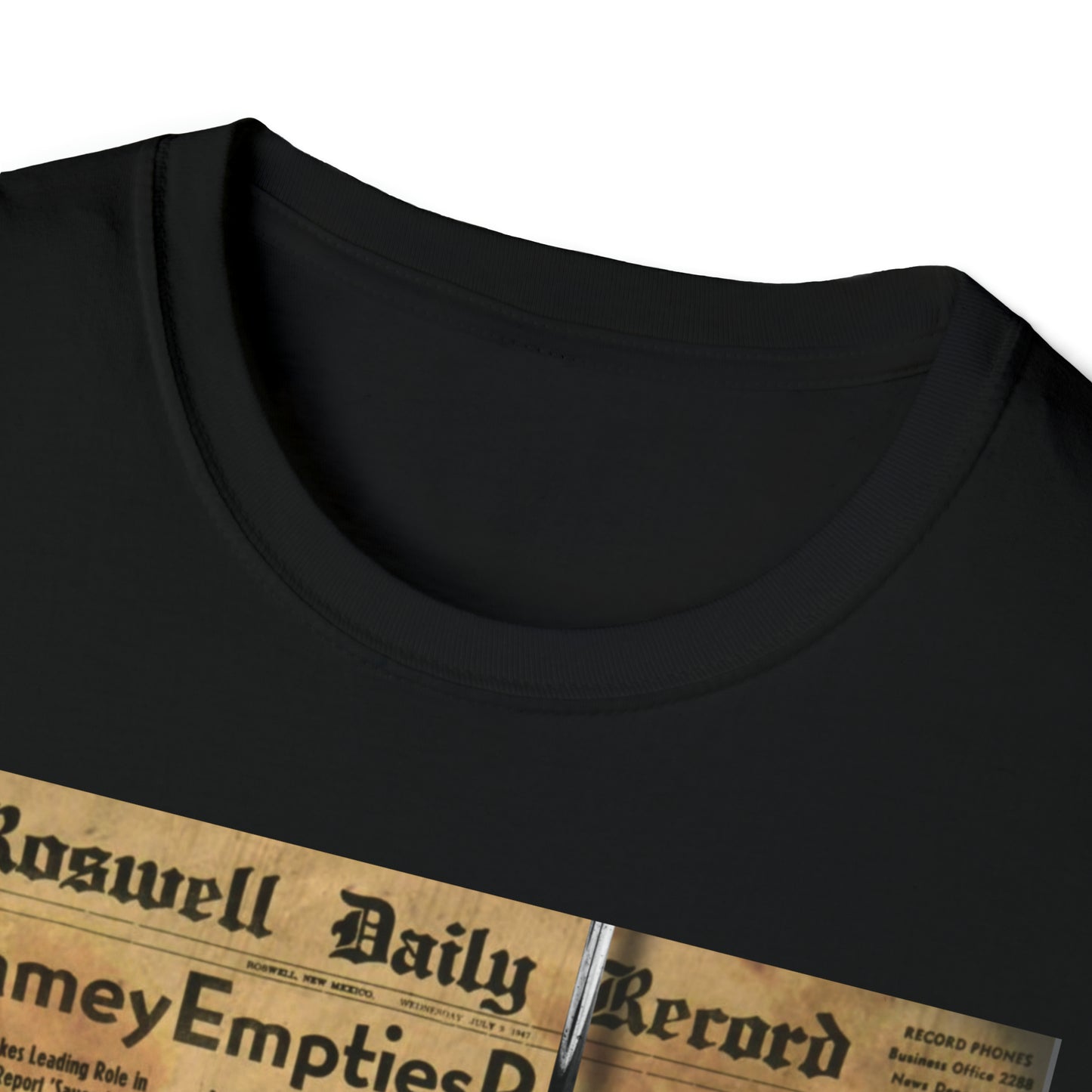 INSPECTION ALIEN AUTOPSY UNISEX COTTON T-SHIRT