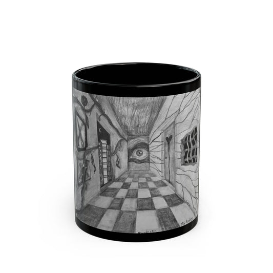 MY REALITY BY JOEY WATTS BLACK GLOSSY MUG