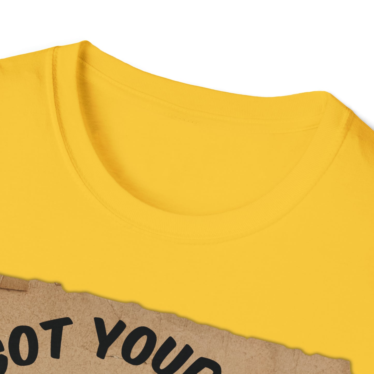 I'VE GOT YOUR BACK! ALIEN HUMOUR #1 UNISEX COTTON T-SHIRT