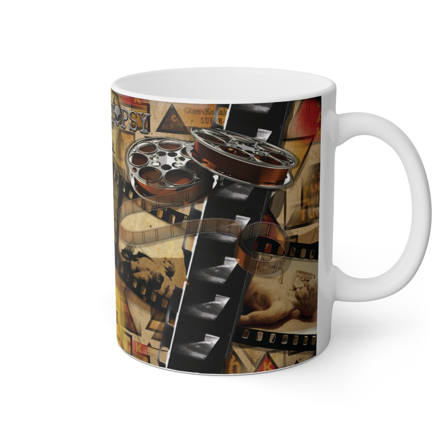 ALIEN AUTOPSY SUPER XX FILM #2 WHITE GLOSSY MUG 11 OZ
