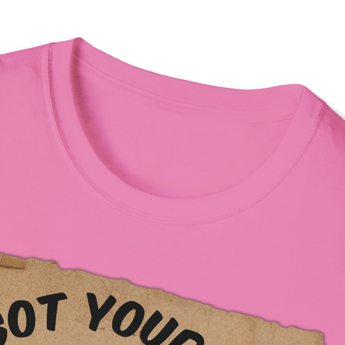I'VE GOT YOUR BACK! ALIEN HUMOUR #1 UNISEX COTTON T-SHIRT