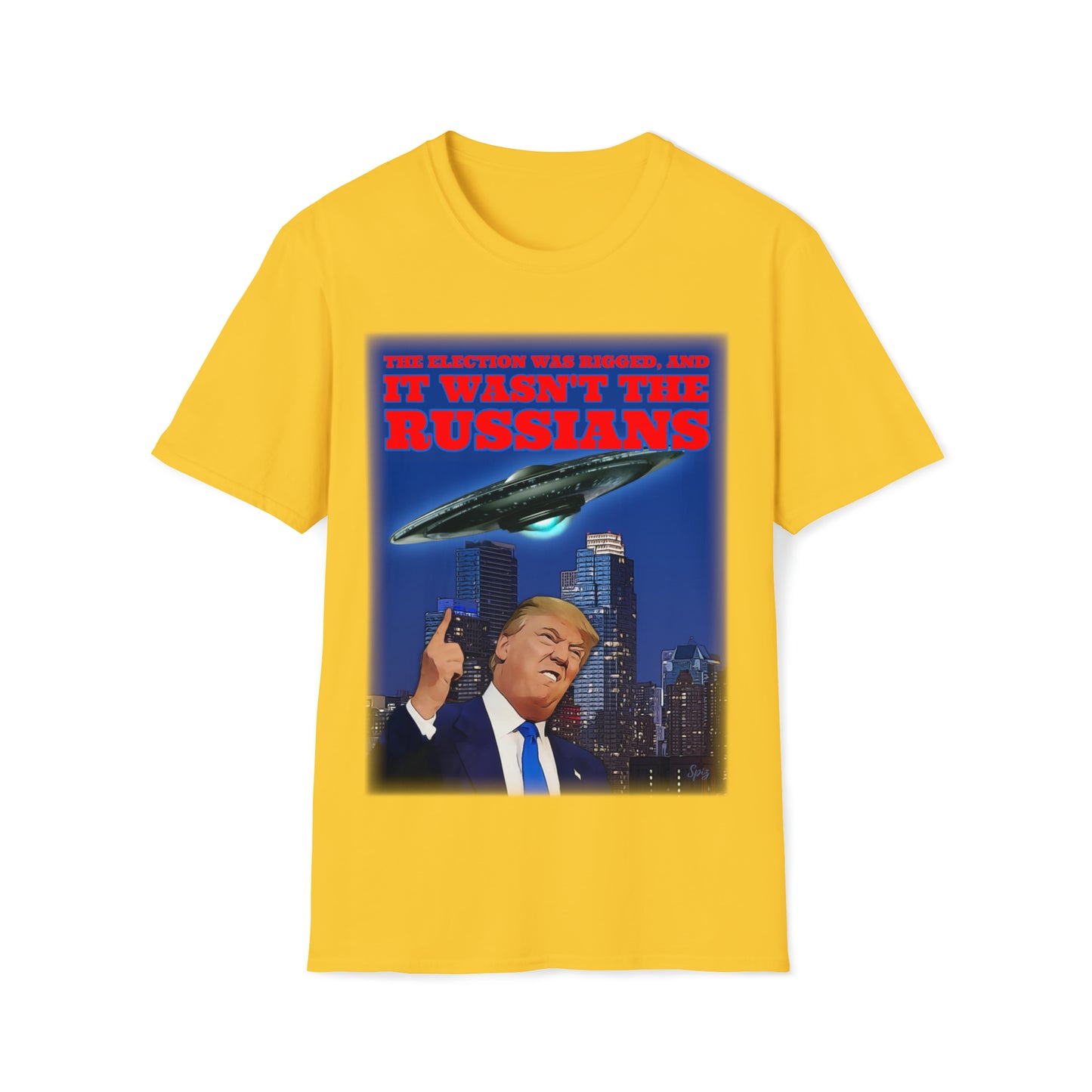 IT WASN'T THE RUSSIANS UNISEX COTTON T-SHIRT