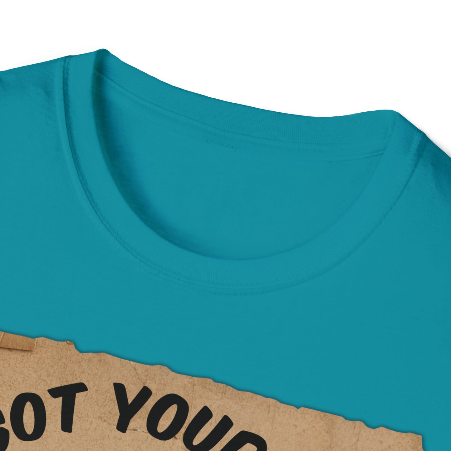 I'VE GOT YOUR BACK! ALIEN HUMOUR #1 UNISEX COTTON T-SHIRT