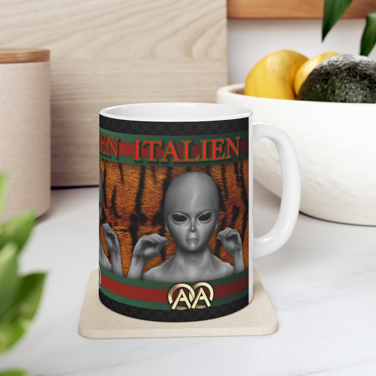 1 MUG: ITALIEN Designer #5 Ceramic Mug 11oz