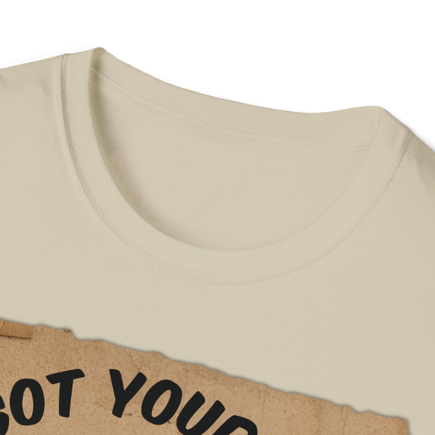 I'VE GOT YOUR BACK! ALIEN HUMOUR #1 UNISEX COTTON T-SHIRT
