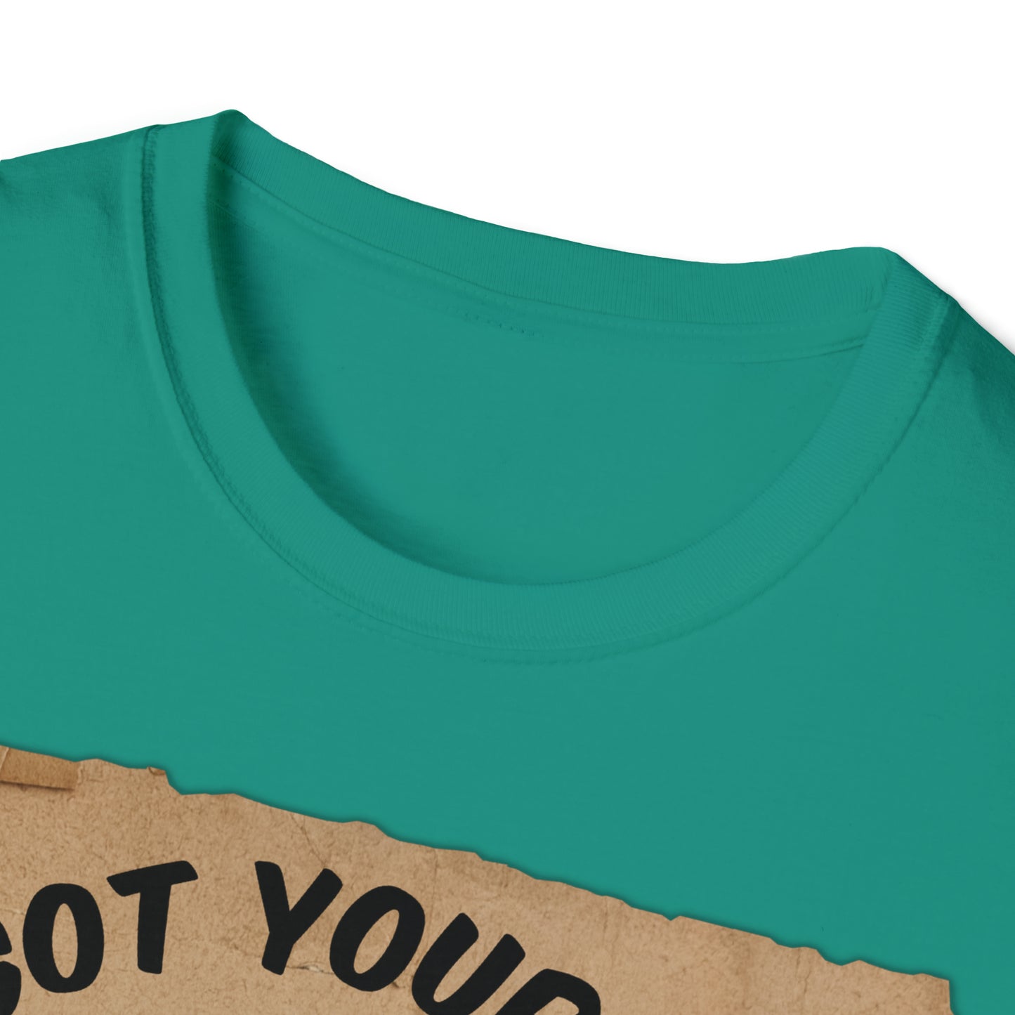I'VE GOT YOUR BACK! ALIEN HUMOUR #1 UNISEX COTTON T-SHIRT